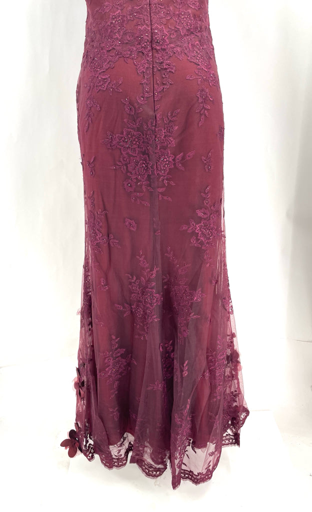 Size 12 Burgundy Lace PROM