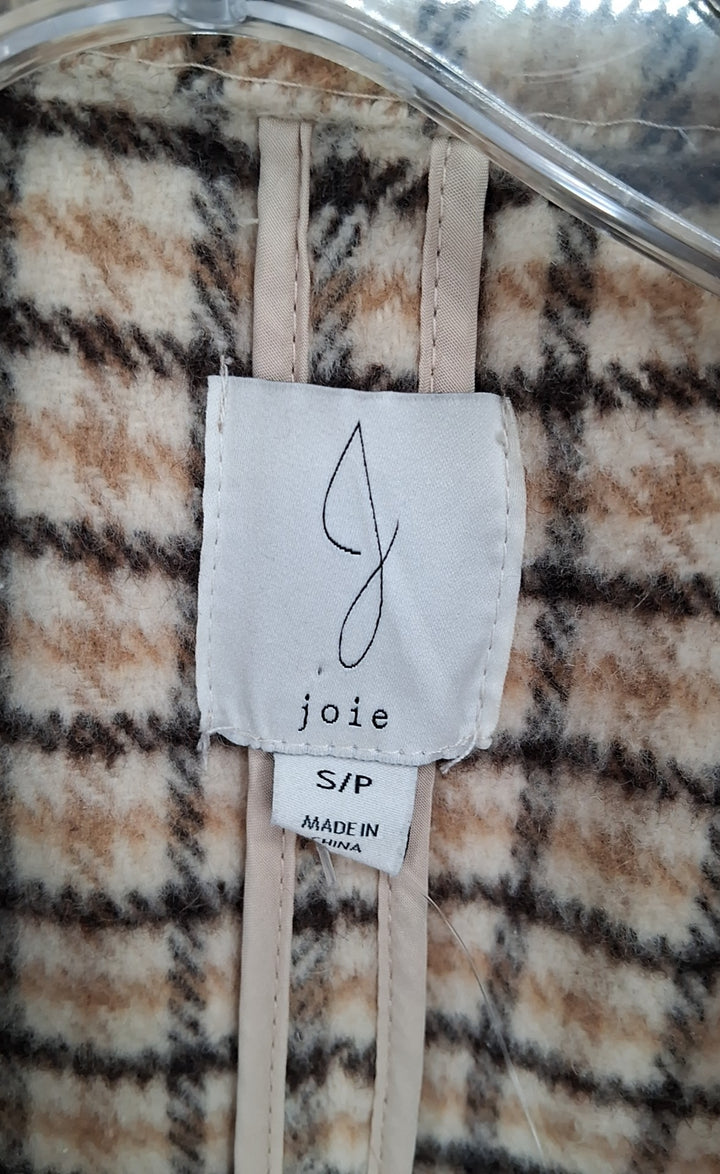 Size S JOIE Brown Print Blazer
