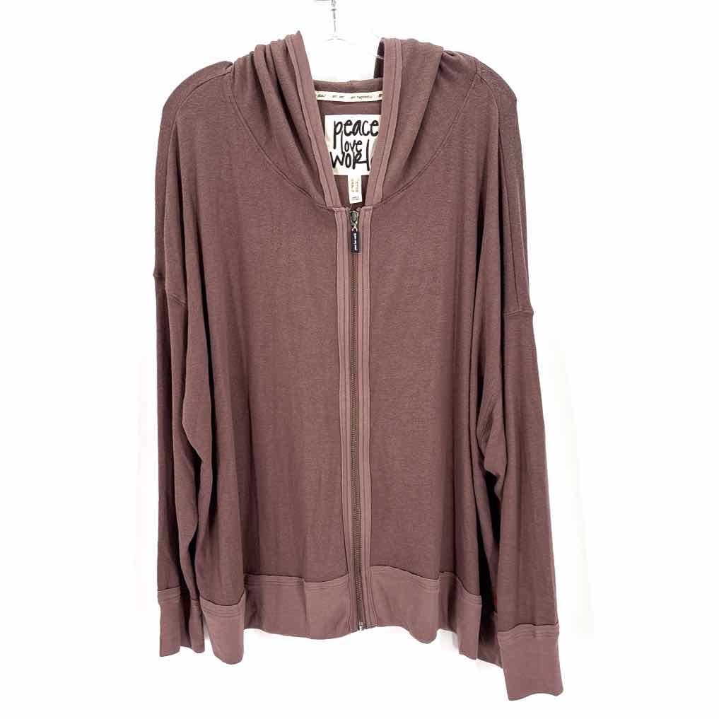 Size 1X Tan Cardigan
