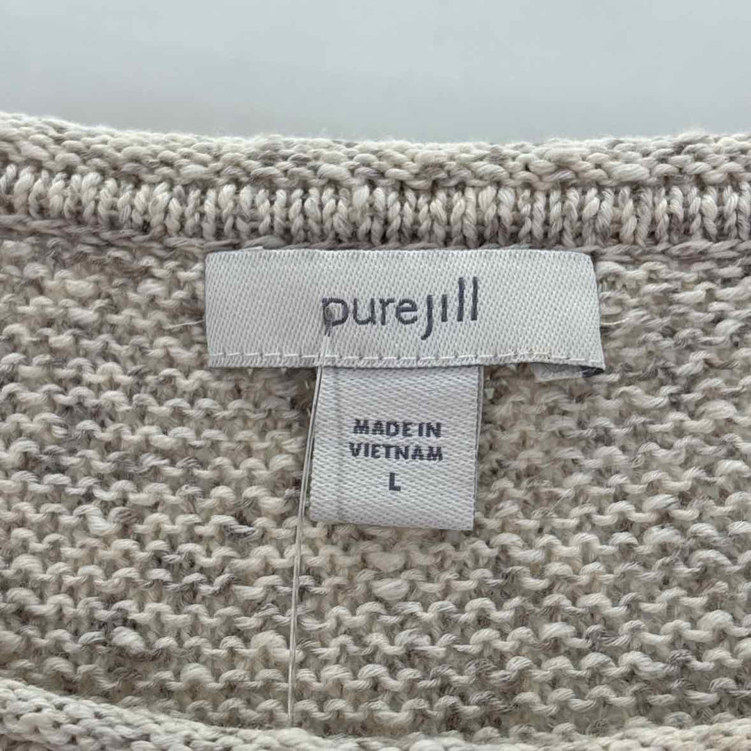 Size L J JILL Multi-Color Knit Sweater