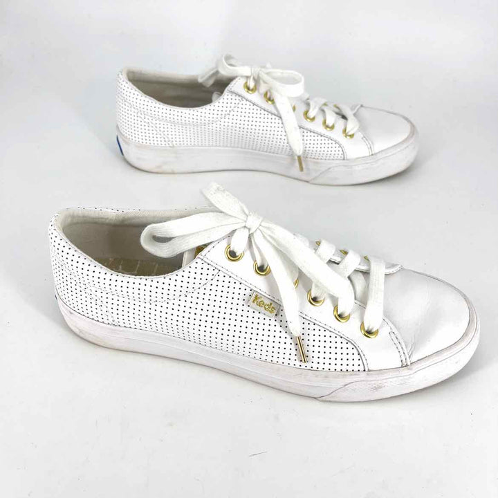 Shoe Size 7.5 Keds White Leather Sneakers