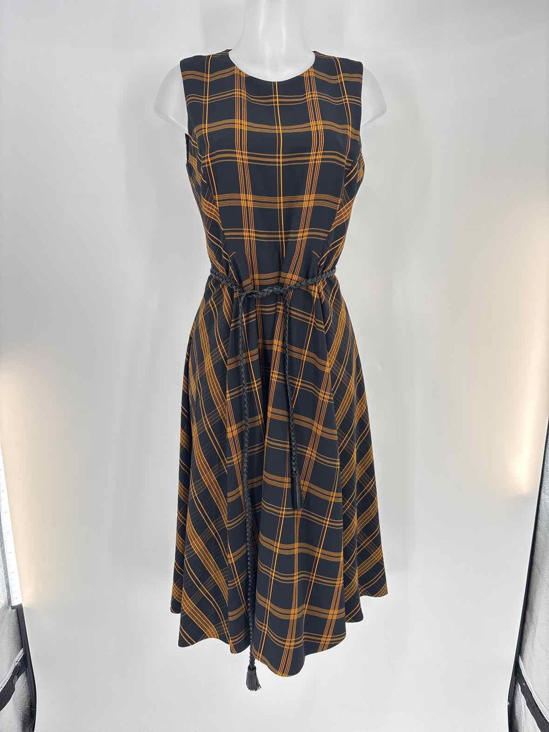Size 4 LAFAYETTE Black Print Dress