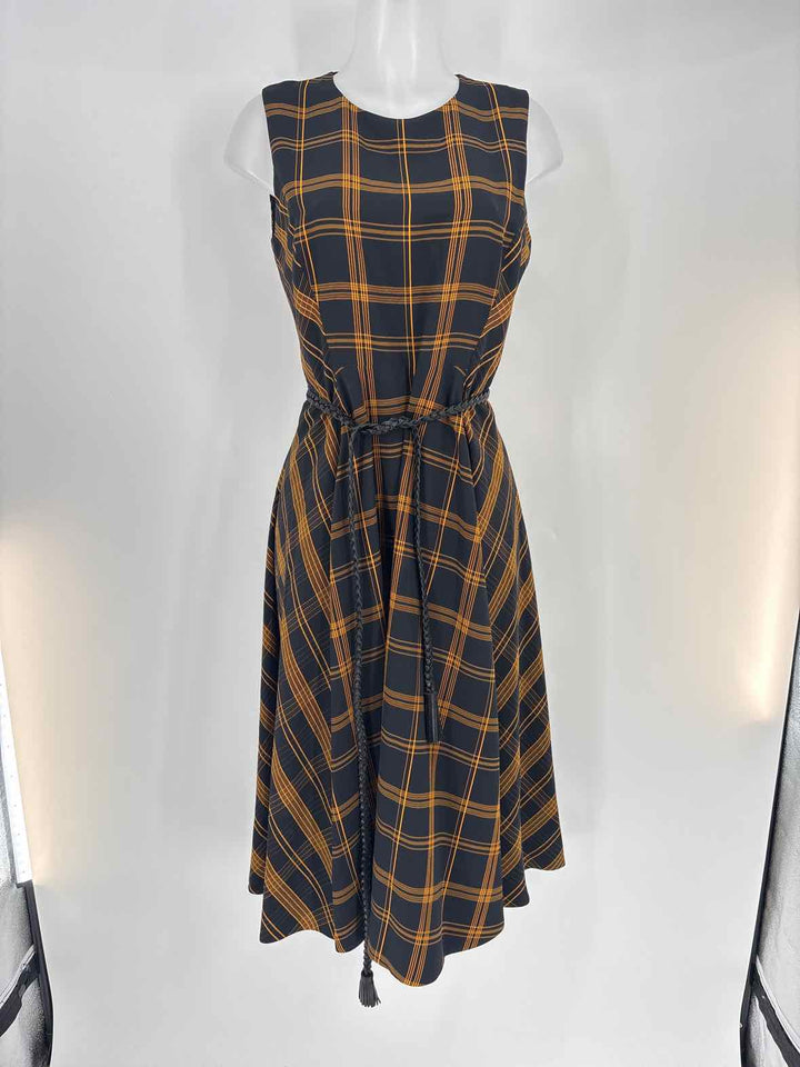 Size 4 LAFAYETTE Black Print Dress