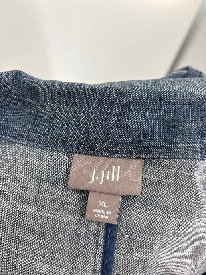 Size L J JILL Ivory Cardigan