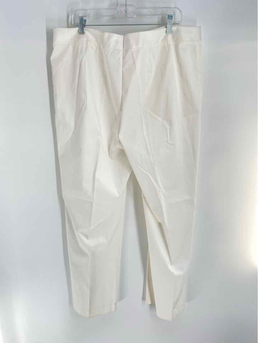 Size 20 LAFAYETTE White Capri