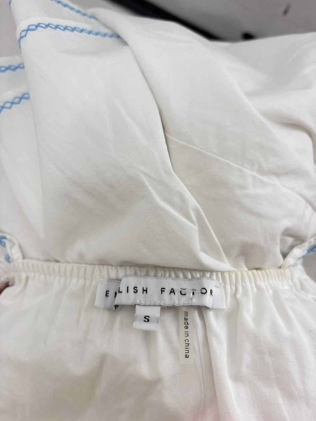 Size S ENGLISH FACTORY White Shirt