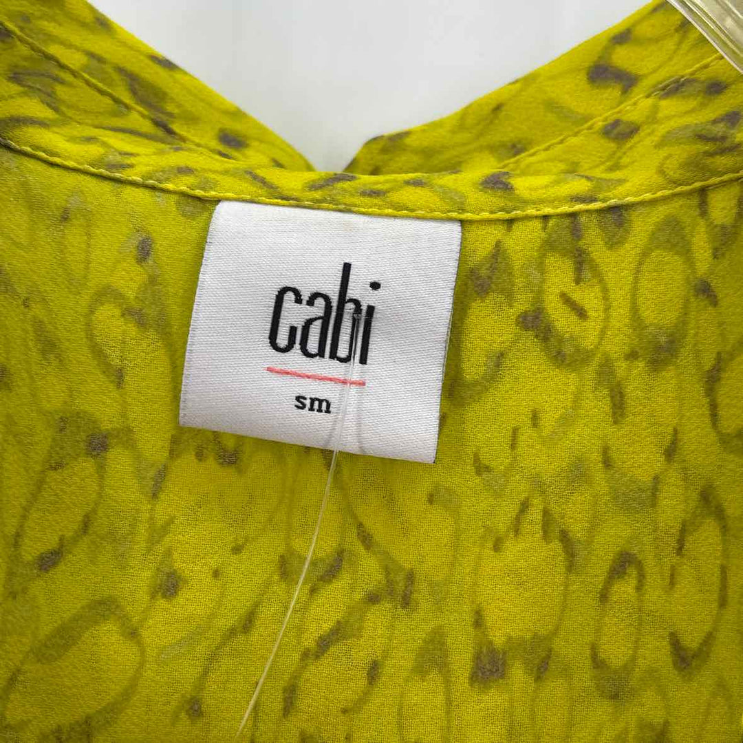 Size S CABI Lime Green Shirt