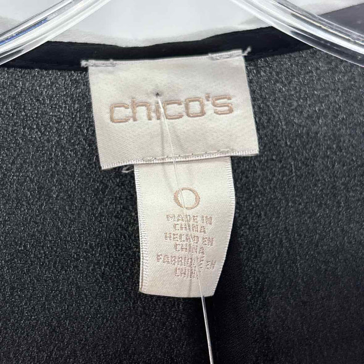 Size S Chico's Black Shirt