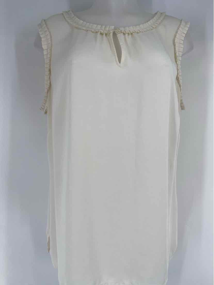 Size 1X Talbots Cream Shirt