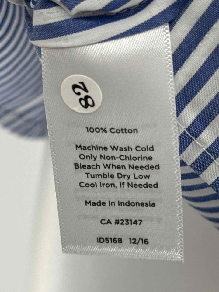 Size L Talbots Blue Print Shirt