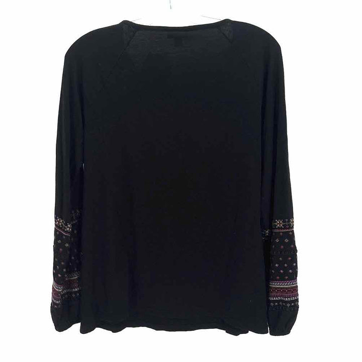 Size S J JILL Black Knit Shirt