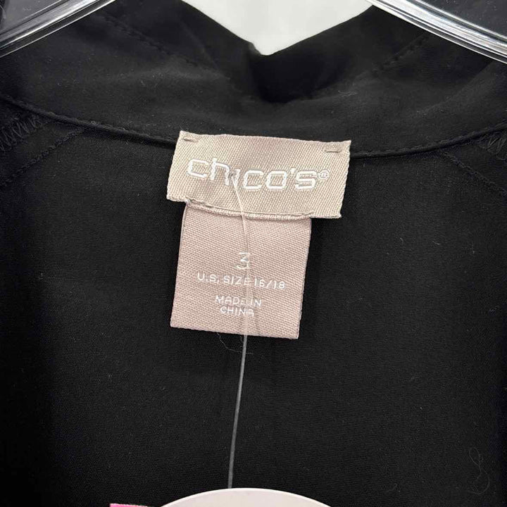Size XL Chico's Black Dress