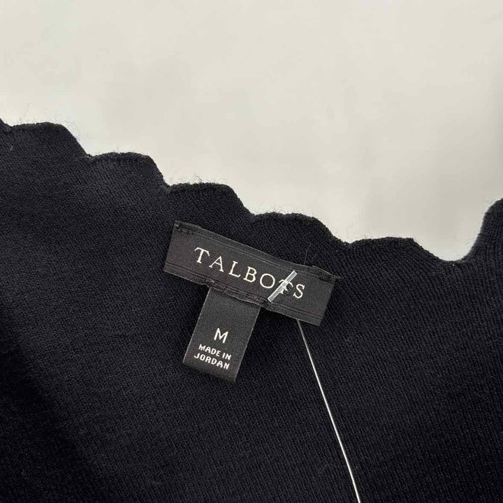Size M Talbots Black Shirt