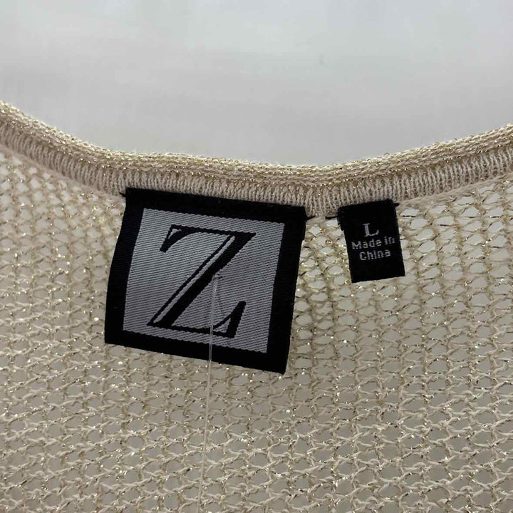 Size L Z SUPPLY Gold Sweater