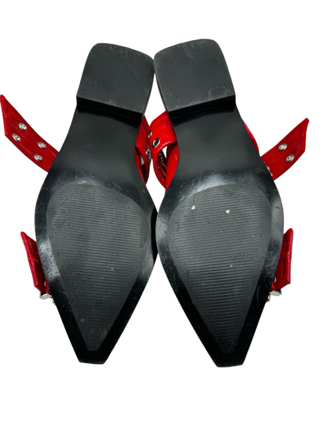 Shoe Size 8 Steve Madden Red Flats