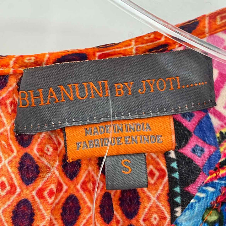Size S Multi-Color Silk Shirt