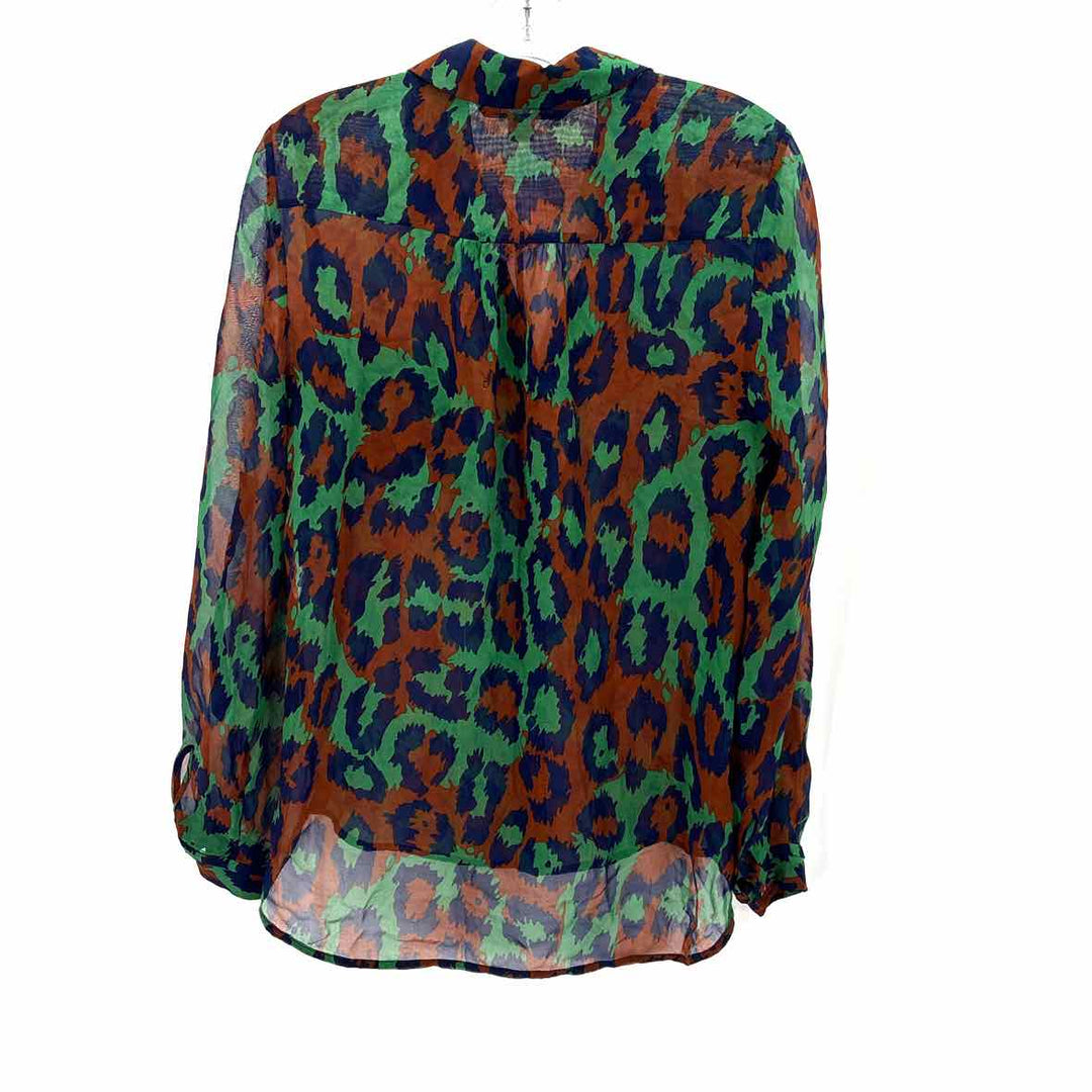 Size 4 DIANE VON FURSTENBERG Multi-Color Shirt