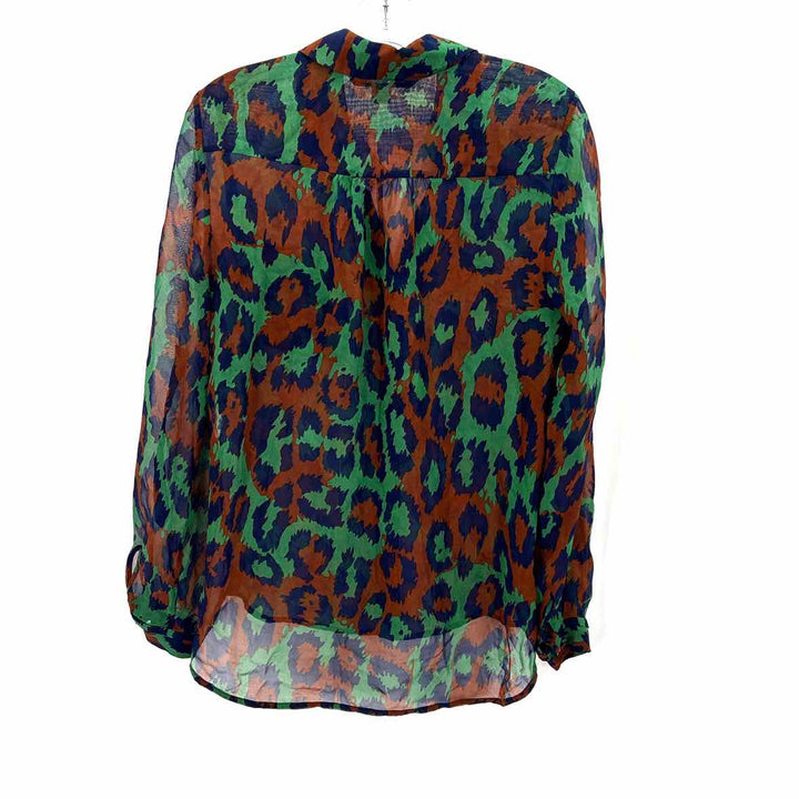 Size 4 DIANE VON FURSTENBERG Multi-Color Shirt