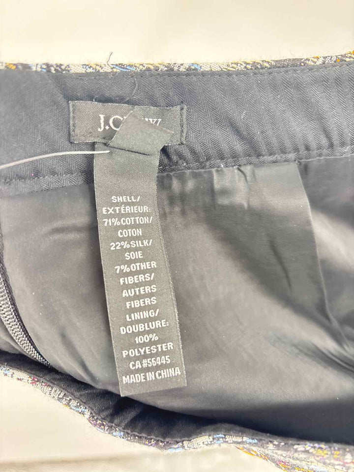 Size 6 J Crew Multi-Color Skirt