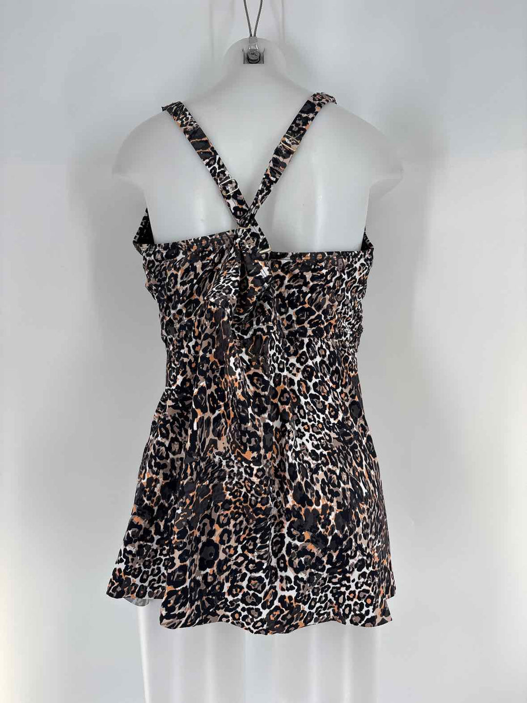 Size 22 Brown Print Swimsuit