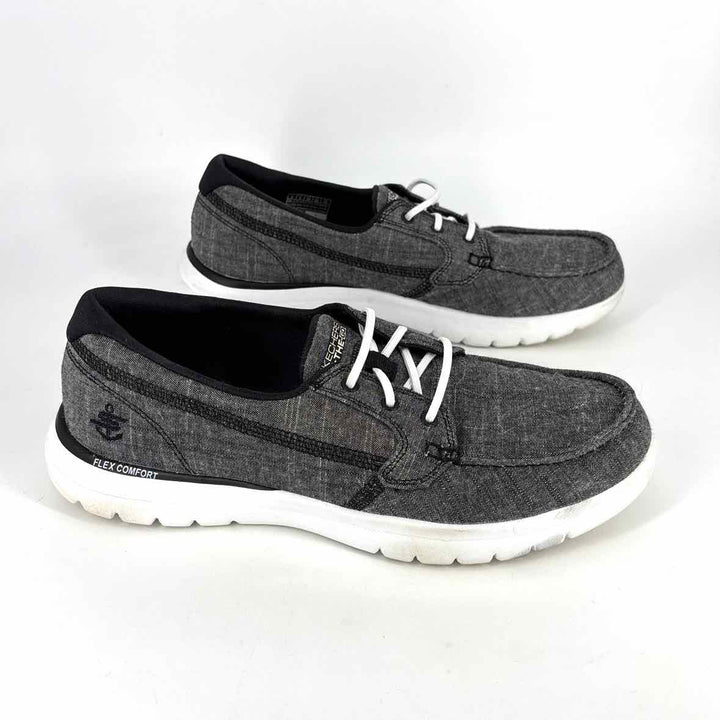 Shoe Size 9 Sketchers Black Canvas Sneakers