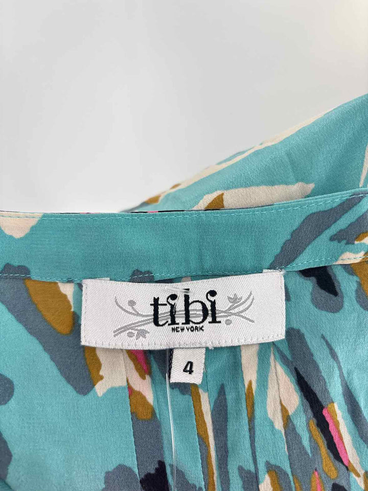 Size 4 TIBI Teal Shirt