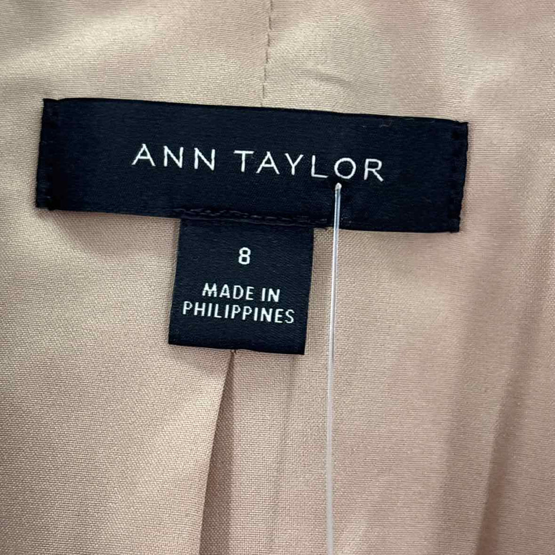 Size 8 Ann Taylor Camel Tweed Jacket
