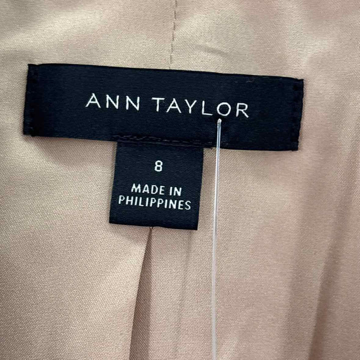 Size 8 Ann Taylor Camel Tweed Jacket
