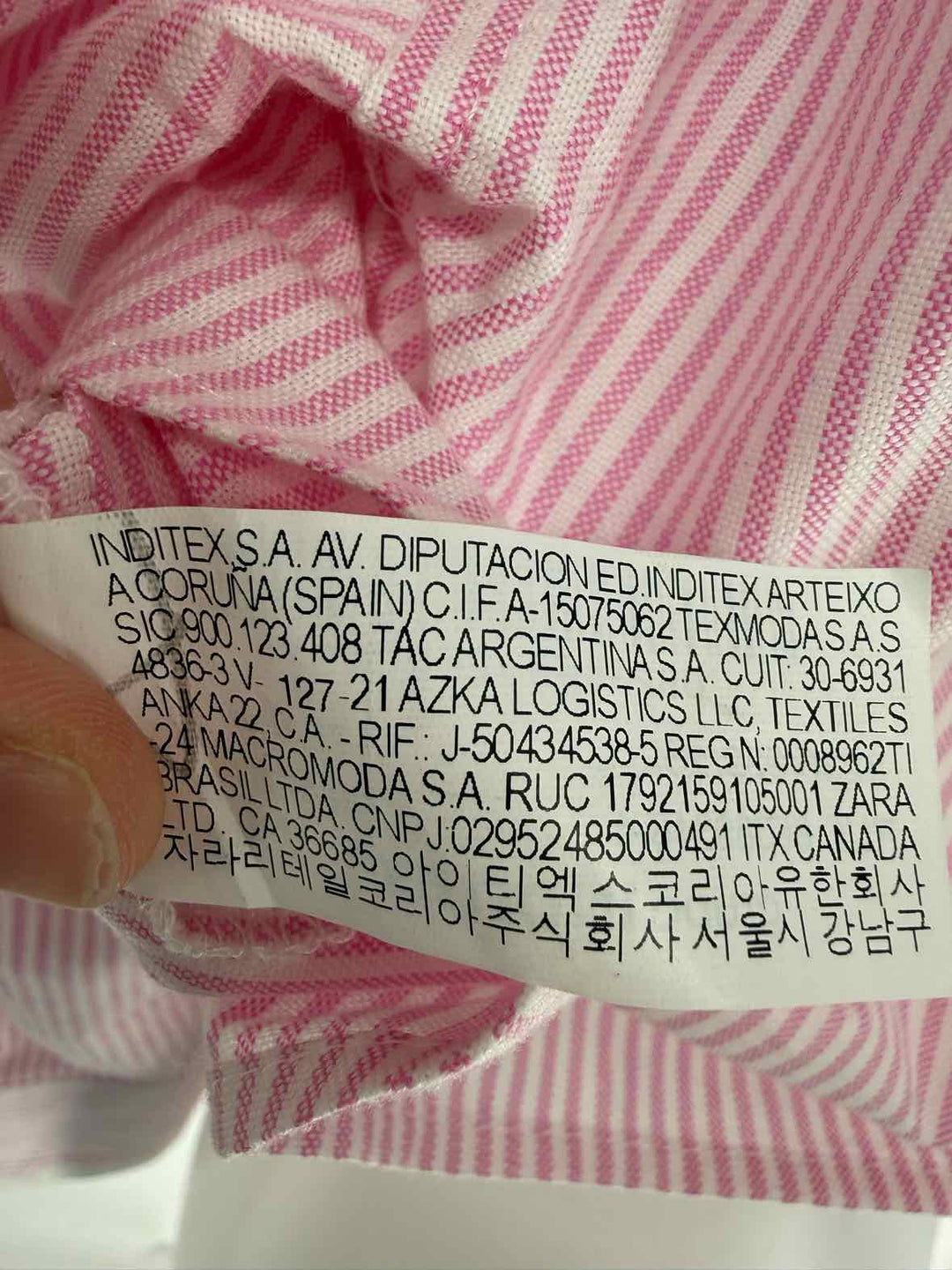 Size L ZARA Pink Shirt
