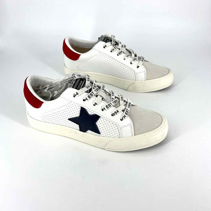 Shoe Size 5.5 VINTAGE HAVANA White Leather Sneakers