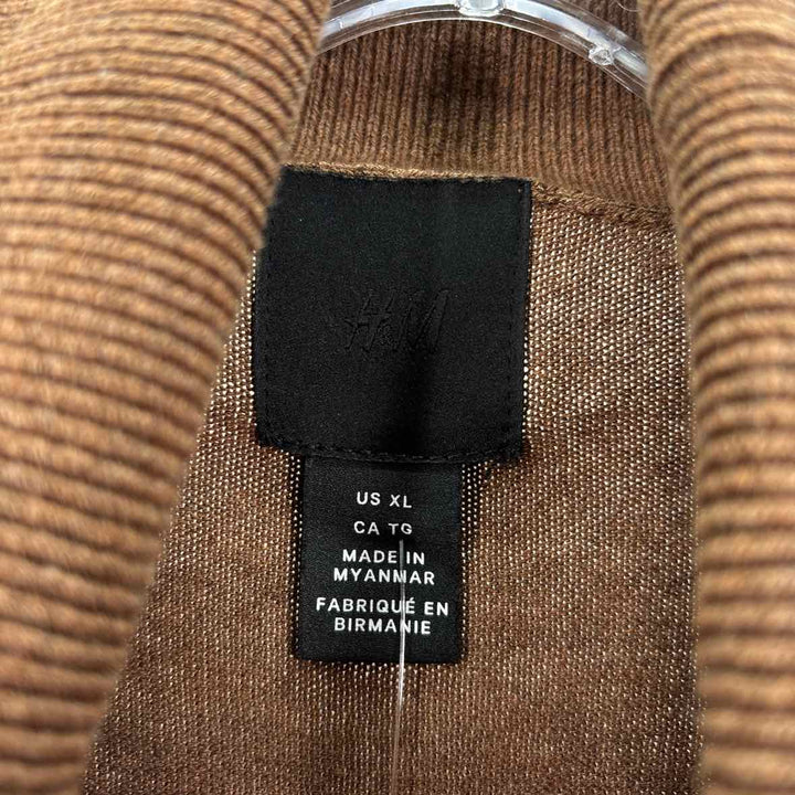 Size XL H&M Brown Knit Sweater