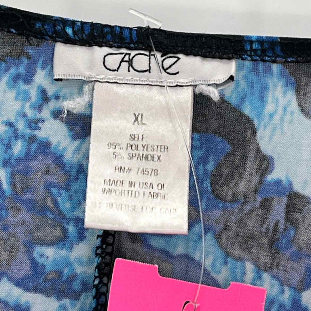 Size XL CACHE Blue Print Dress