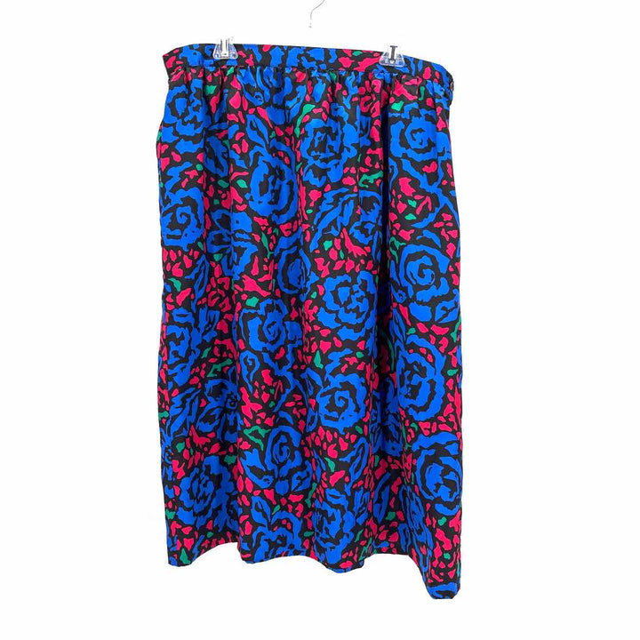 Size 22 Blue Print Skirt