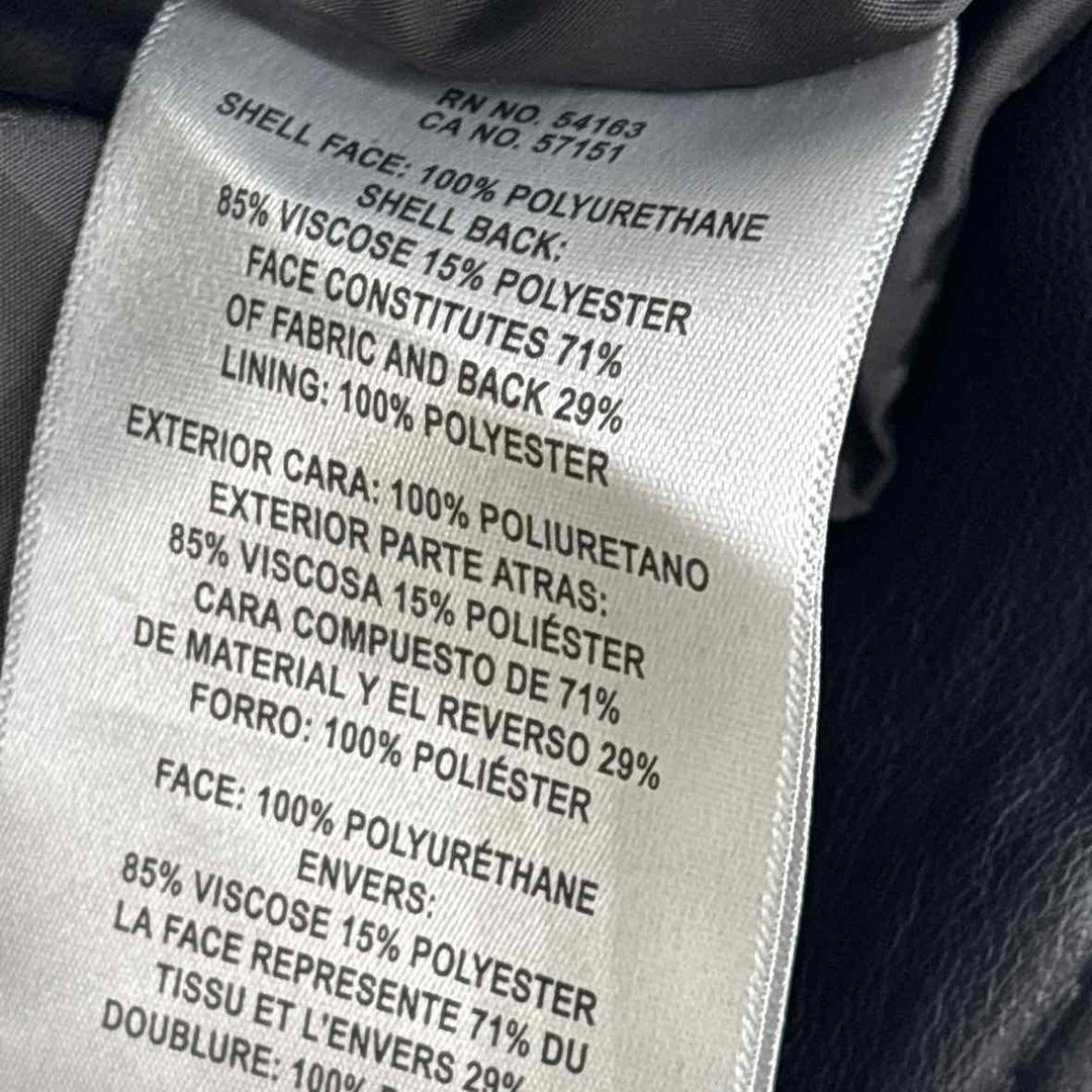 Size L Levi's Black Leather Jacket