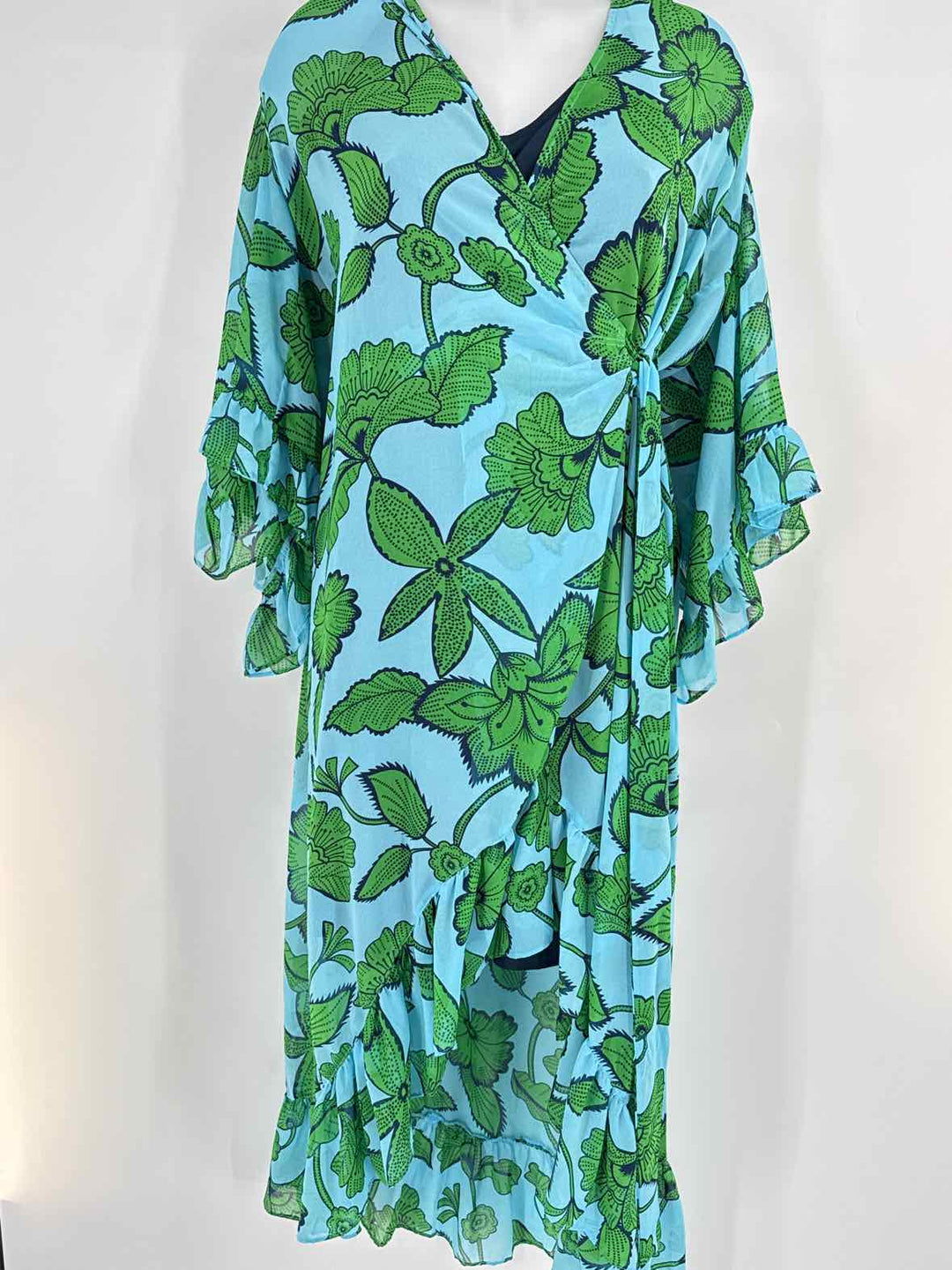 Size L CABI Blue Dress