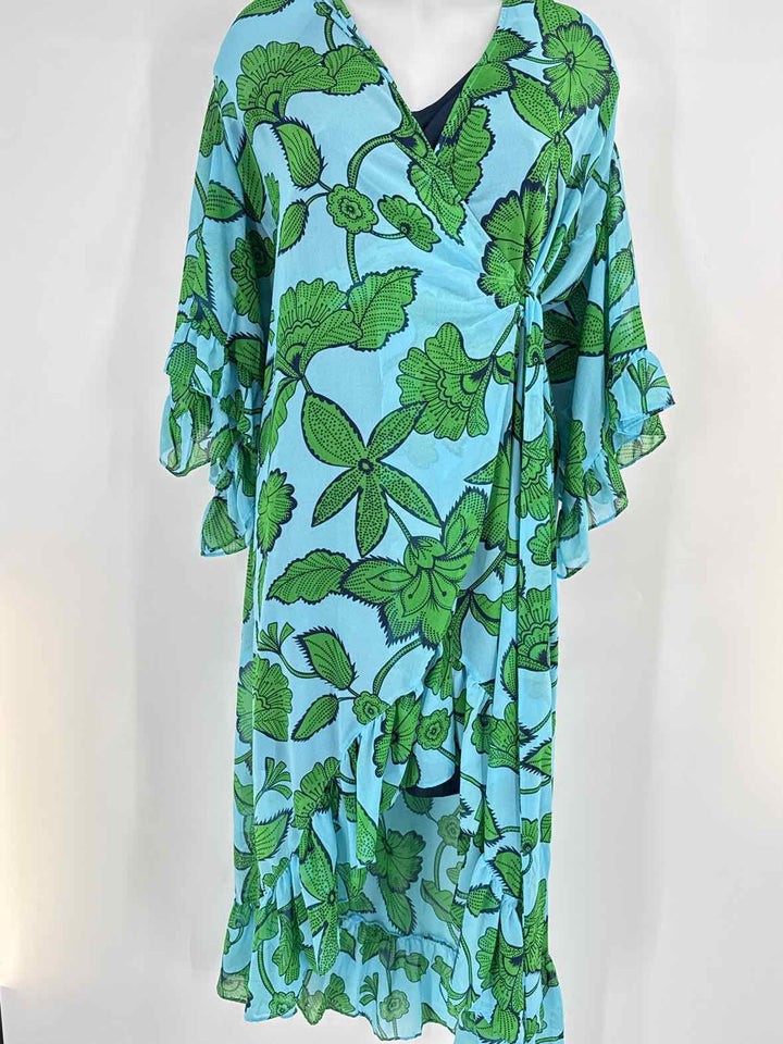Size L CABI Blue Dress
