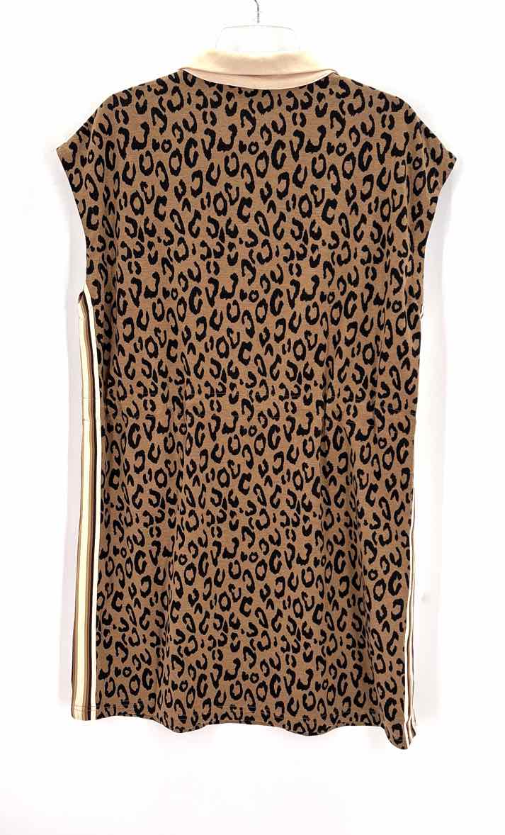 Size L Brown Print Sweater