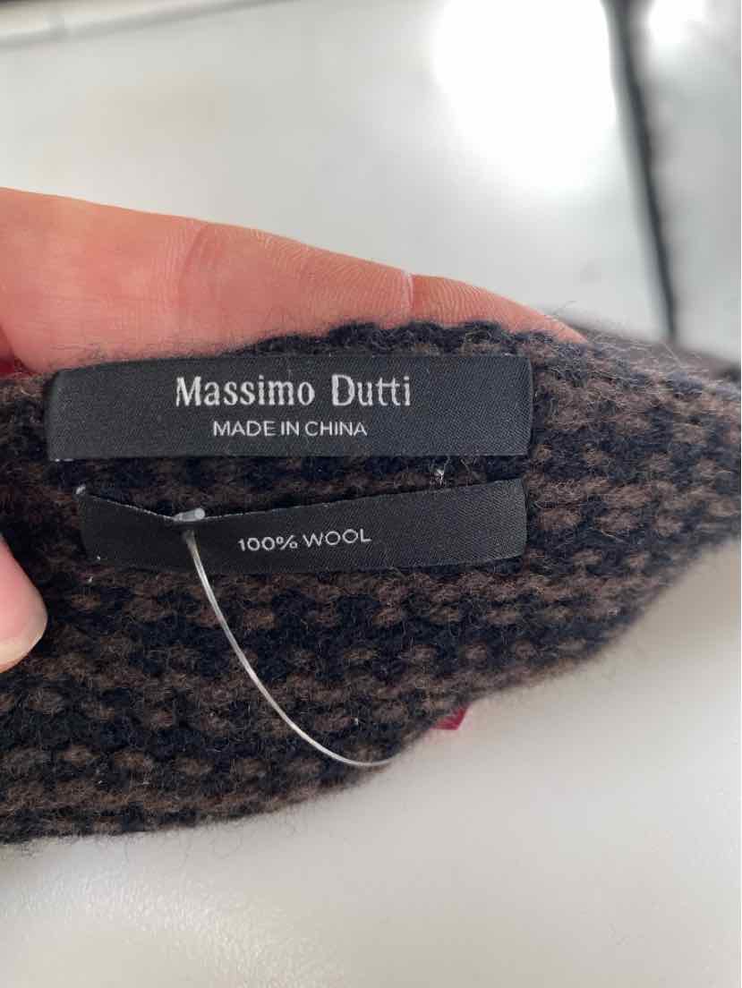 Size M MASSIMO DUTTI Brown Print Sweater