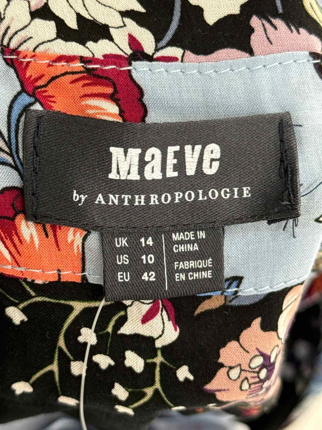 Size 10 MAEVE Blue Print Dress