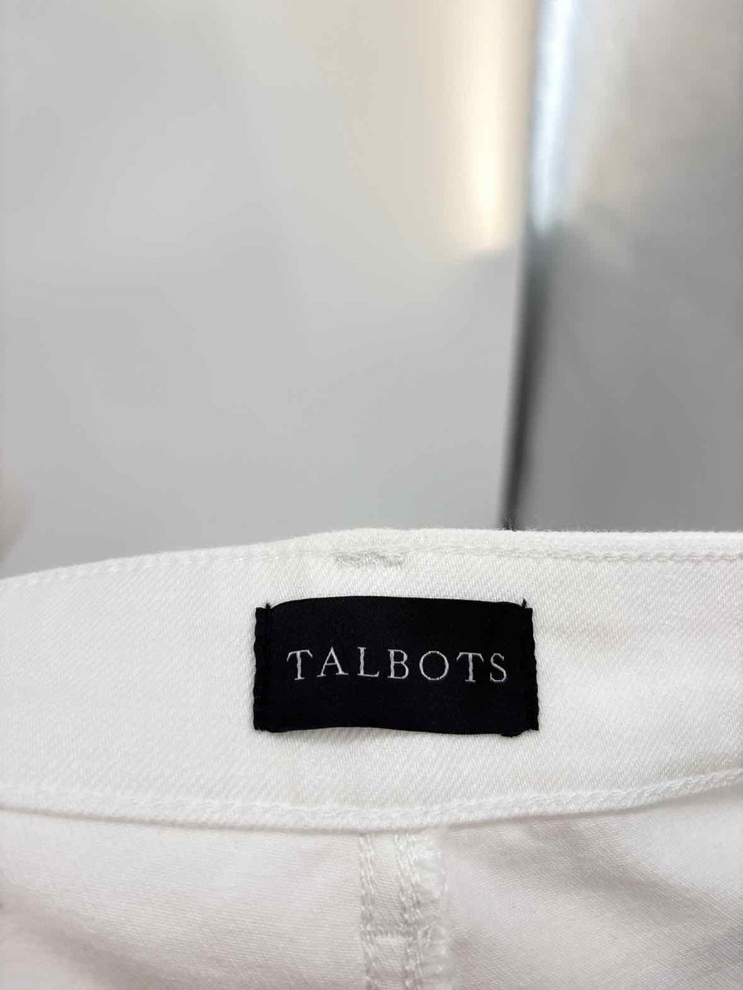 Size 8 Talbots White Pants