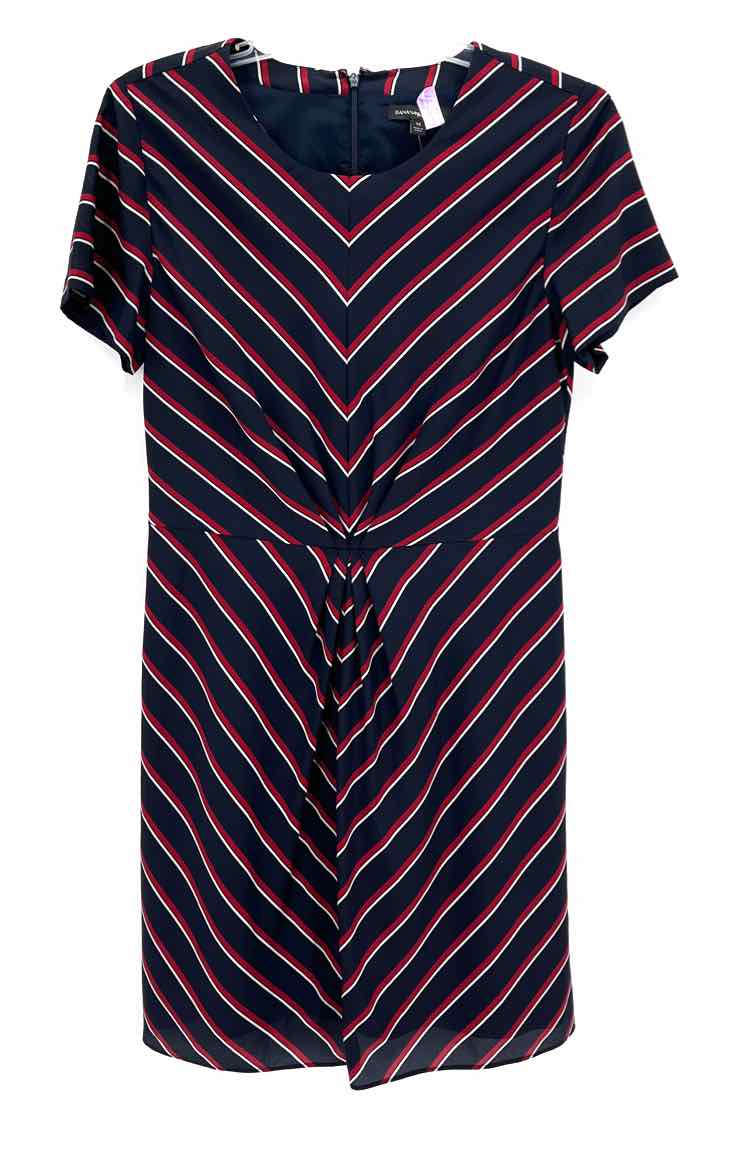 Size 14 Banana Republic Navy Print Dress