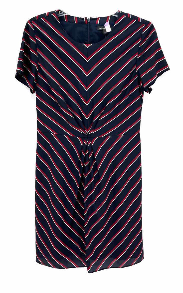 Size 14 Banana Republic Navy Print Dress
