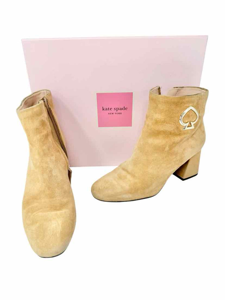 Shoe Size 6 Kate Spade Tan Suede Boots