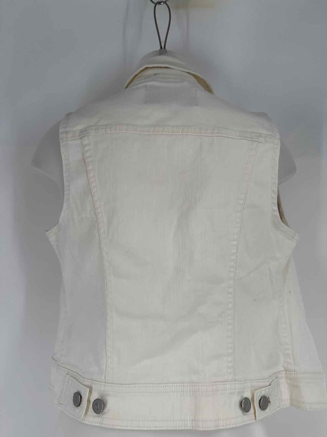 Size S Pilcro & the Letterpress White Vest
