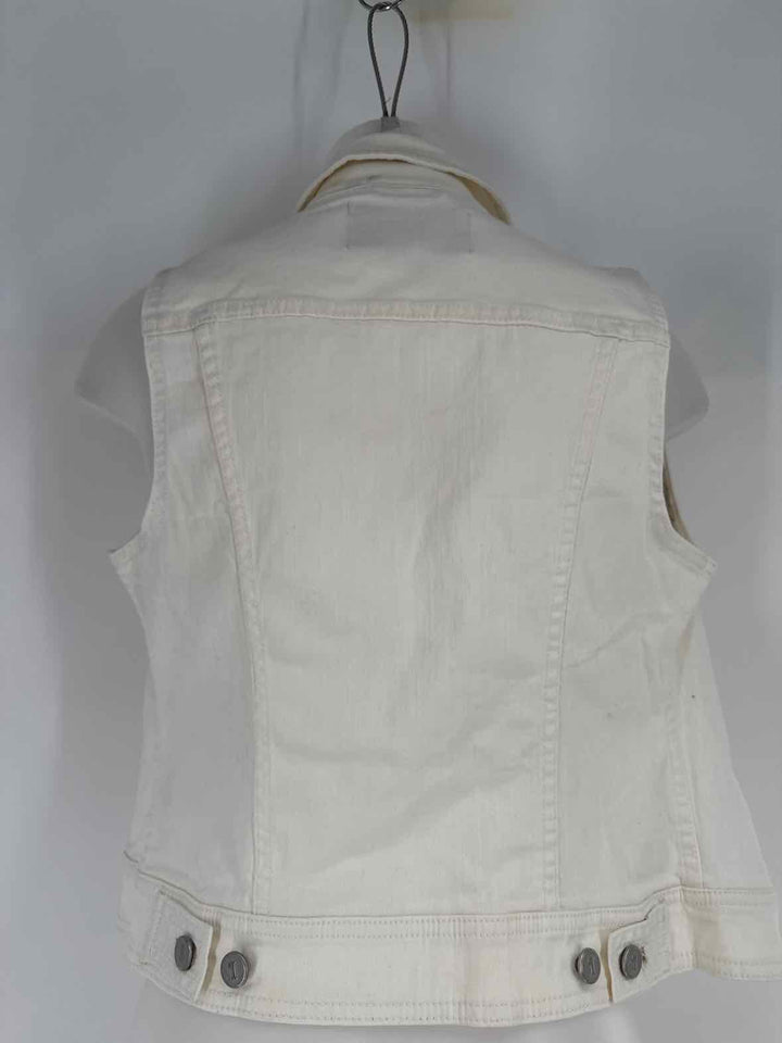 Size S Pilcro & the Letterpress White Vest