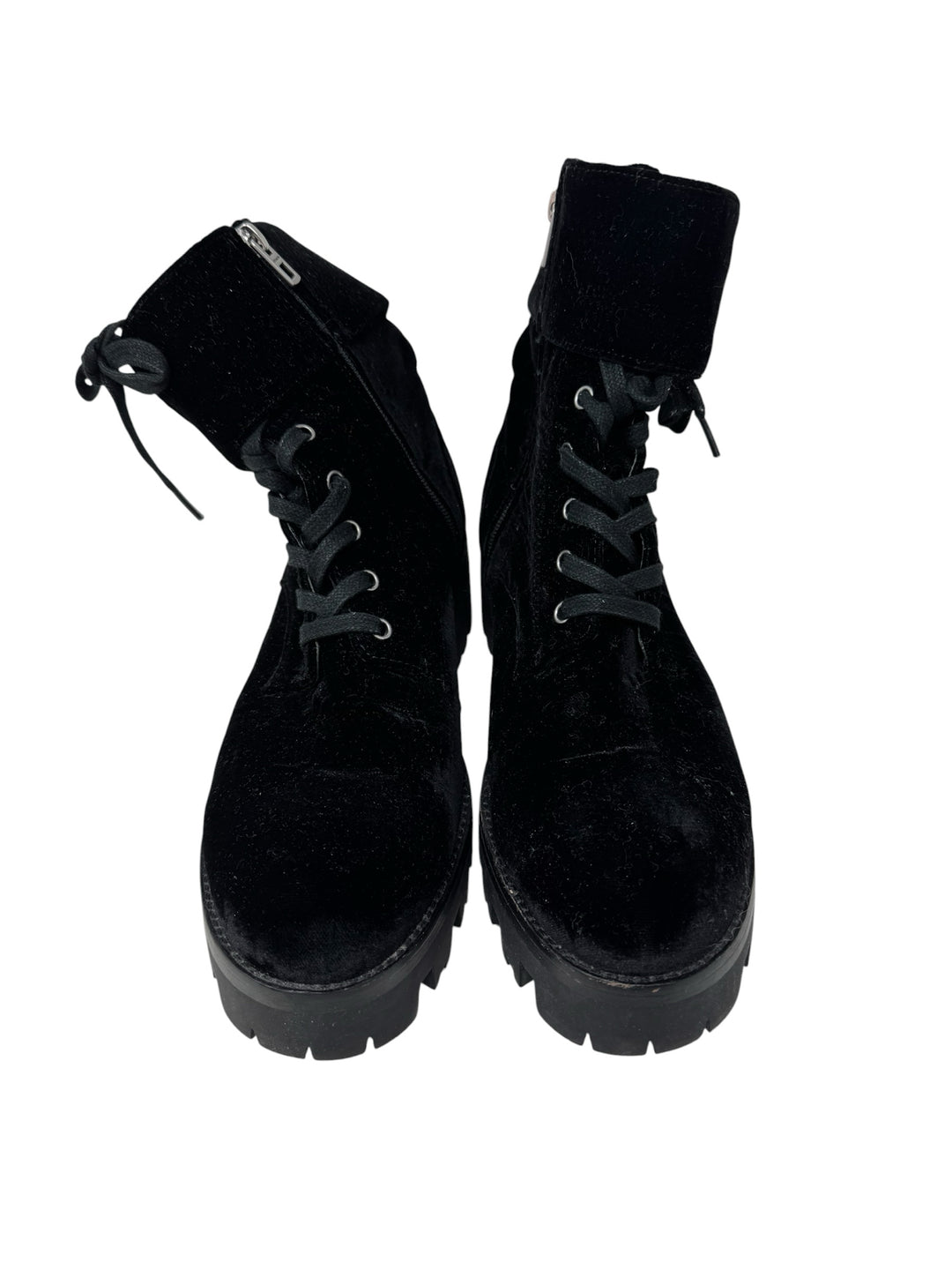 Shoe Size 9.5 Coach Black Velvet Boots