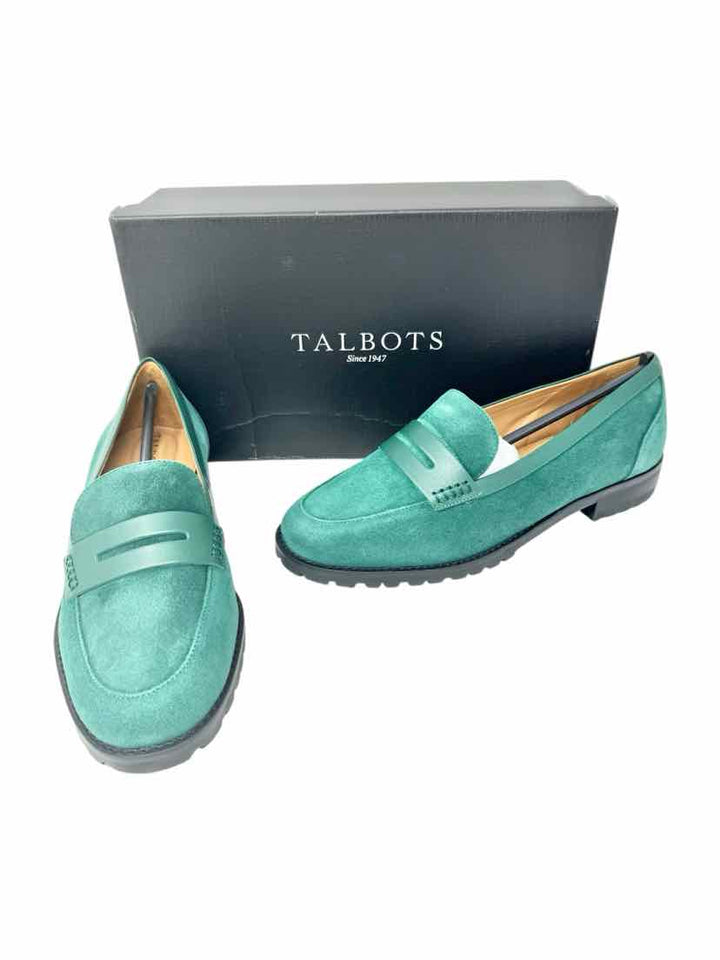 Shoe Size 8 Talbots Green Suede Flats