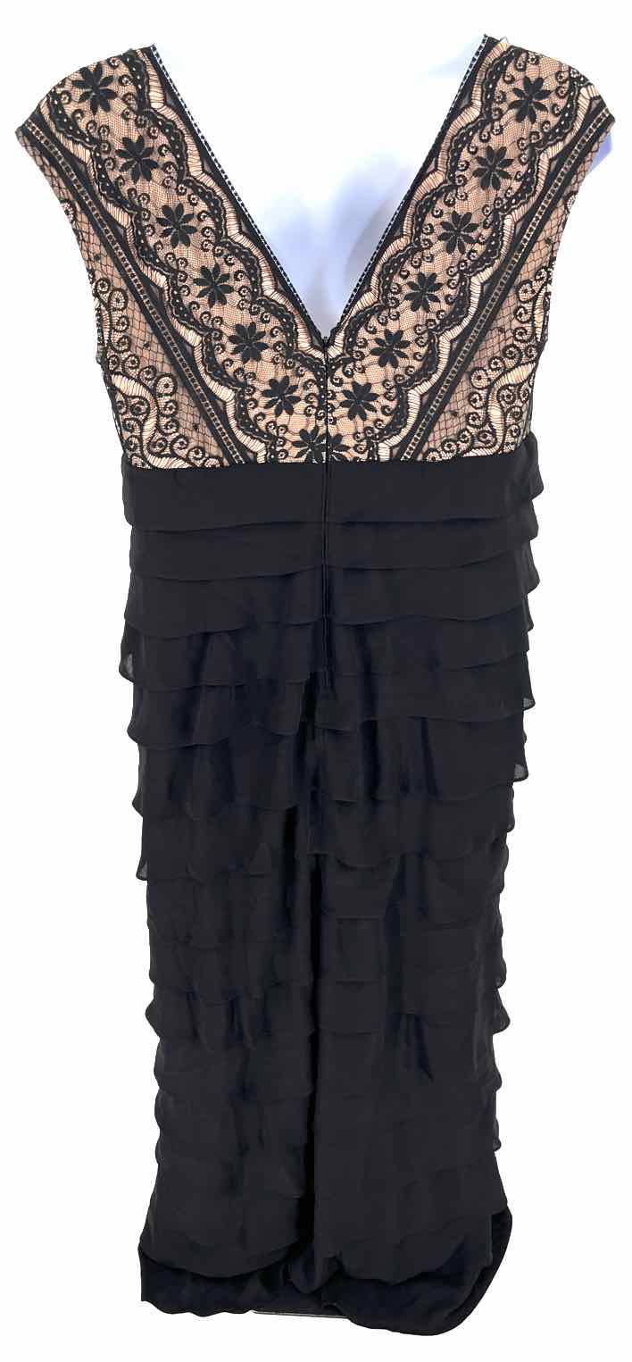 Size 16 Adrianna Papell Black Lace Dress