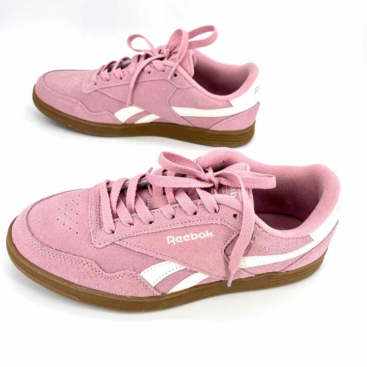 Shoe Size 10 Reebok Pink Suede Sneakers