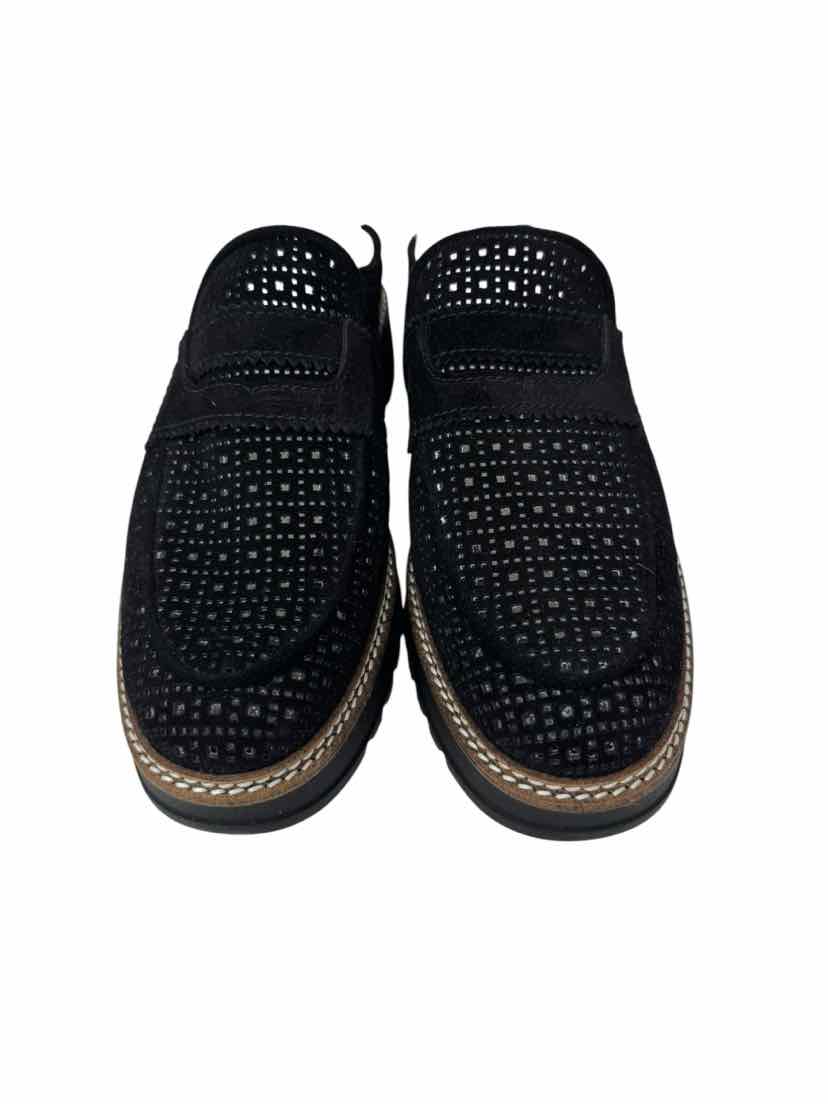 Shoe Size 7 Black Mules